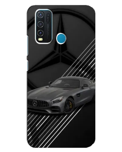 Чехол для Vivo Y30 с картинкой «Mercedes AMG — графика»