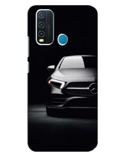Чехол для Vivo Y30 с картинкой «Свет фар Mercedes»