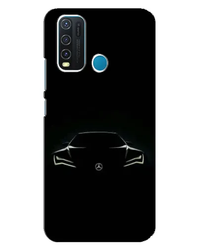 Чехол для Vivo Y30 с картинкой «Mercedes — силуэт авто» Чехол для Vivo Y30 с картинкой «Mercedes — силуэт авто»