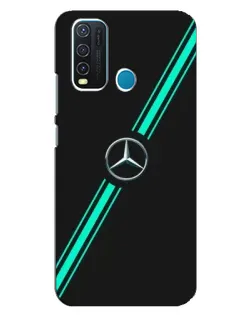 Чехол для Vivo Y30 с картинкой «Спортивные линии Mercedes»