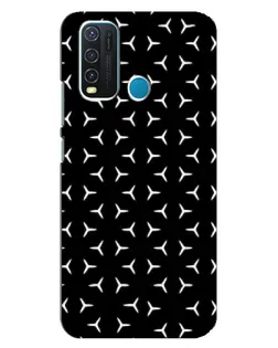 Чехол для Vivo Y30 с картинкой «Mercedes паттерн звезд»