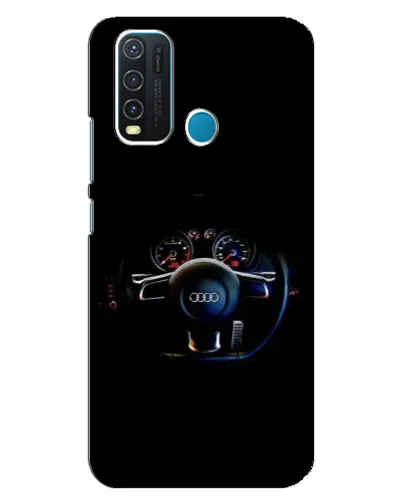 Чехол для Vivo Y30 с картинкой «Салон Audi — руль» Чехол для Vivo Y30 с картинкой «Салон Audi — руль»