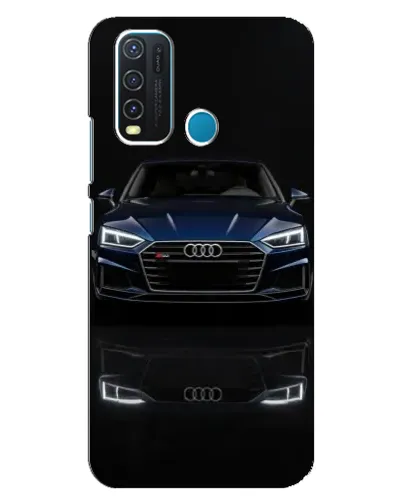 Чехол для Vivo Y30 с картинкой «Audi — ночное отражение» Чехол для Vivo Y30 с картинкой «Audi — ночное отражение»