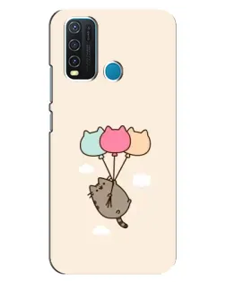 Чехол для Vivo Y30 с картинкой «Пушин на шариках»
