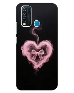 Чехол для Vivo Y30 с картинкой «Дымчатое сердце»