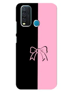 Чехол для Vivo Y30 с картинкой «Половинки банта»