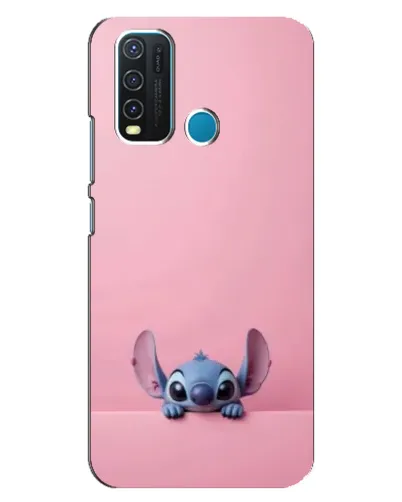 Чехол для Vivo Y30 с картинкой «Stitch выглядывает»