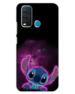 Чехол для Vivo Y30 с картинкой «Неоновый Stitch»