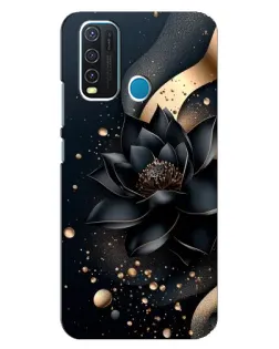 Чехол для Vivo Y30 с картинкой «Черный лотос»