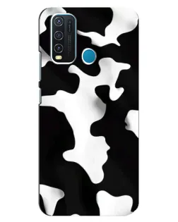 Чехол для Vivo Y30 с картинкой «Черно-белое пятно»