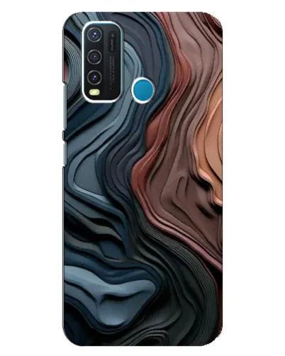 Чехол для Vivo Y30 с картинкой «Цветные волны каньона» Чехол для Vivo Y30 с картинкой «Цветные волны каньона»