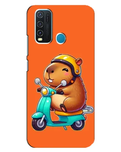 Чохол для Vivo Y30 з картинкою «Капібара на скутері» Чохол для Vivo Y30 з картинкою «Капібара на скутері»