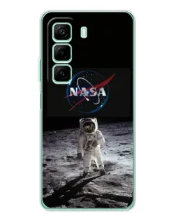 Чехол для Vivo Y31 Pro с картинкой «Астронавт на Луне»