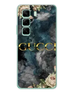 Чехол для Vivo Y31 Pro с картинкой «Абстрактные цветы Gucci»