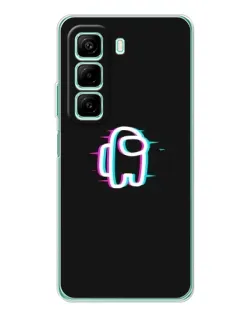 Чехол для Vivo Y31 Pro с картинкой «Among Us неон»