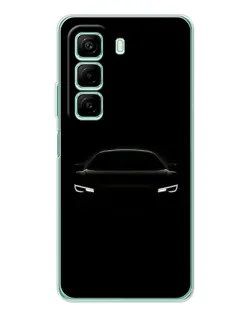Чехол для Vivo Y31 Pro с картинкой «Взгляд Audi в темноте»