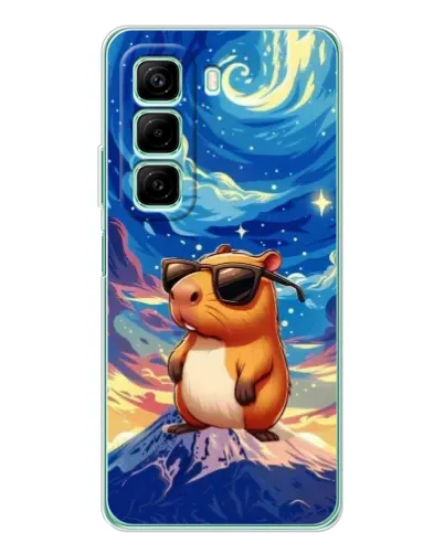 Чехол для Vivo Y31 Pro с картинкой «Капибара Ван Гога»
