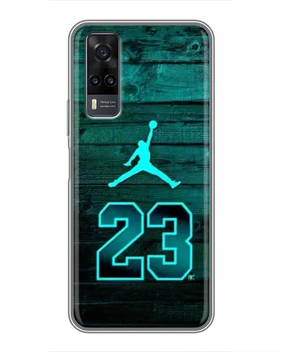 Чехол для Vivo Y31 с картинкой «Jordan Cyan 23»