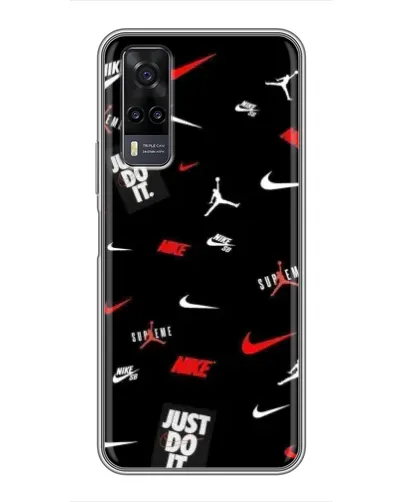 Чехол для Vivo Y31 с картинкой «Nike Mix Pattern»
