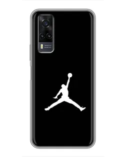 Чехол для Vivo Y31 с картинкой «Jordan Silhouette»