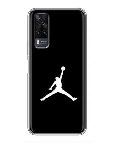 Чехол для Vivo Y31 с картинкой «Jordan Silhouette»
