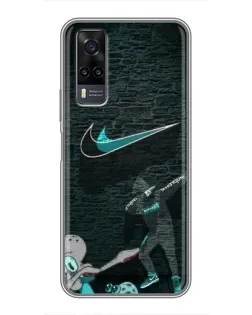 Чехол для Vivo Y31 с картинкой «Спортивный арт Nike» Чехол для Vivo Y31 с картинкой «Спортивный арт Nike»
