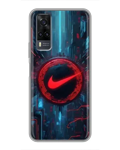 Чехол для Vivo Y31 с картинкой «Техногенный стиль Nike» Чехол для Vivo Y31 с картинкой «Техногенный стиль Nike»