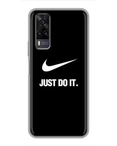 Чехол для Vivo Y31 с картинкой «Классический принт Nike» Чехол для Vivo Y31 с картинкой «Классический принт Nike»