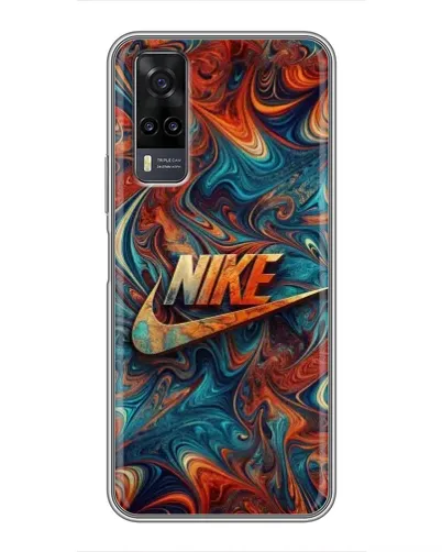 Чехол для Vivo Y31 с картинкой «Nike в абстракции» Чехол для Vivo Y31 с картинкой «Nike в абстракции»