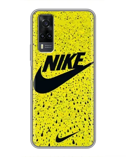 Чехол для Vivo Y31 с картинкой «Желтый текстурный Nike» Чехол для Vivo Y31 с картинкой «Желтый текстурный Nike»