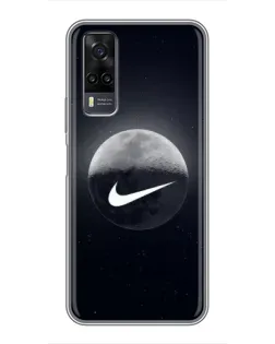 Чехол для Vivo Y31 с картинкой «Nike в стиле граффити»