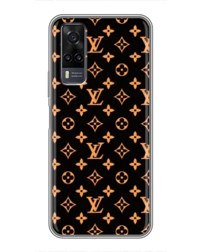 Чехол для Vivo Y31 с картинкой «Золотая монограмма LV» Чехол для Vivo Y31 с картинкой «Золотая монограмма LV»