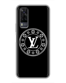 Чехол для Vivo Y31 с картинкой «LV — печать стиля»