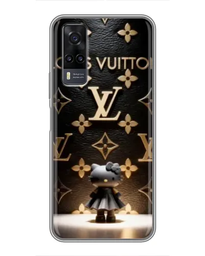 Чехол для Vivo Y31 с картинкой «Монограмма с фигурой» Чехол для Vivo Y31 с картинкой «Монограмма с фигурой»
