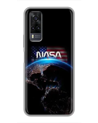 Чехол для Vivo Y31 с картинкой «Земля из космоса NASA»