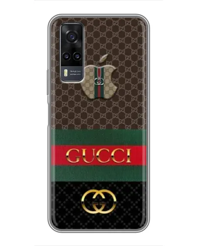 Чехол для Vivo Y31 с картинкой «Gucci — брендированный десерт» Чехол для Vivo Y31 с картинкой «Gucci — брендированный десерт»
