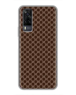Чехол для Vivo Y31 с картинкой «Gucci — шоколадная сетка» Чехол для Vivo Y31 с картинкой «Gucci — шоколадная сетка»