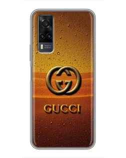 Чехол для Vivo Y31 с картинкой «Gucci — солнечный градиент» Чехол для Vivo Y31 с картинкой «Gucci — солнечный градиент»