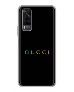 Чехол для Vivo Y31 с картинкой «Gucci — неоновый минимализм» Чехол для Vivo Y31 с картинкой «Gucci — неоновый минимализм»
