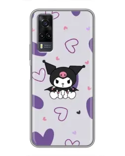 Чехол для Vivo Y31 с картинкой «Kuromi и лавандовые сердца» Чехол для Vivo Y31 с картинкой «Kuromi и лавандовые сердца»