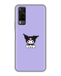 Чехол для Vivo Y31 с картинкой «Kuromi — фиолетовый минимализм» Чехол для Vivo Y31 с картинкой «Kuromi — фиолетовый минимализм»