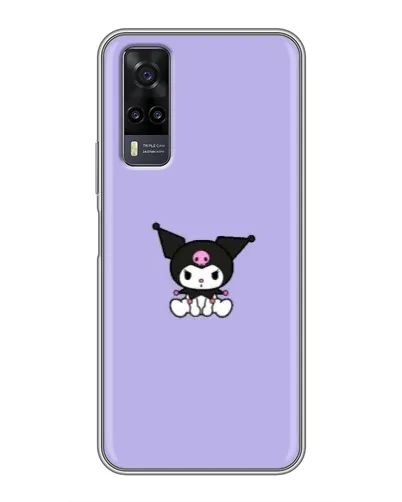 Чехол для Vivo Y31 с картинкой «Kuromi — фиолетовый минимализм»