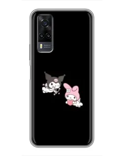 Чехол для Vivo Y31 с картинкой «My Melody и Kuromi» Чехол для Vivo Y31 с картинкой «My Melody и Kuromi»