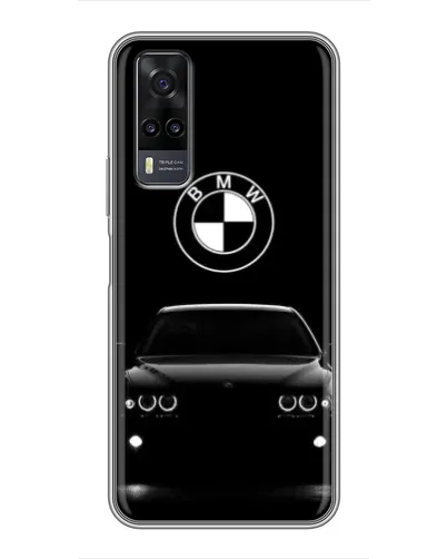 Чехол для Vivo Y31 с картинкой «BMW — взгляд из темноты»