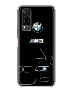 Чехол для Vivo Y31 с картинкой «Минималистичный принт BMW M3»