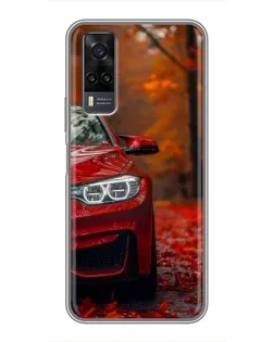 Чехол для Vivo Y31 с картинкой «Осенняя BMW M4»