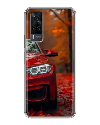 Чехол для Vivo Y31 с картинкой «Осенняя BMW M4»