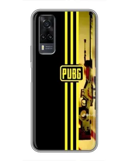 Чохол для Vivo Y31 з картинкою «PUBG — камуфляжний шолом»