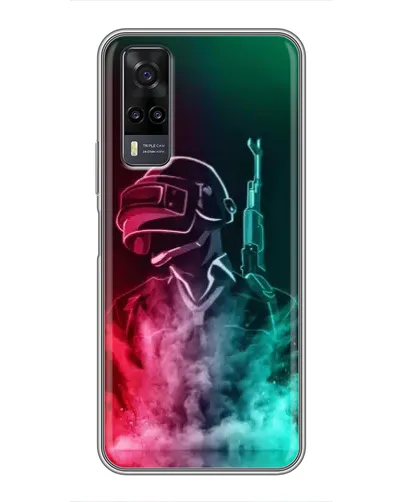 Чехол для Vivo Y31 с картинкой «PUBG — огненный воин» Чехол для Vivo Y31 с картинкой «PUBG — огненный воин»