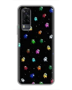 Чохол для Vivo Y31 з картинкою «Екіпаж Among Us»